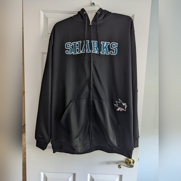 Majestic Black and Blue Hoodie Jacket - Picture 2 of 4